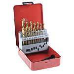 RS PRO 19-Piece Twist Drill Bit Set for Metal, 10mm Max, 1mm Min, HSS Bits