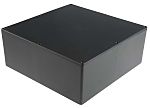 RS PRO Black Die Cast Aluminium Enclosure, Black Lid, 250 x 250 x 100mm