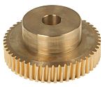 RS PRO Bronze 0.8 Module Worm Wheel Gear 50 Tooth25mm Hub Dia., 40.06mm Pitch Dia. 18mm Face