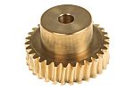 RS PRO Bronze 1 Module Worm Wheel Gear 30 Tooth20mm Hub Dia., 30.24mm Pitch Dia. 20mm Face
