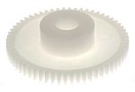 RS PRO POM 60 Teeth Spur Gear, 0.5 Module, 6mm Bore Diam, 30mm Pitch Diam, 14mm Hub Diam