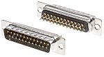 RS PRO 25 Way Through Hole D-sub Connector Plug, 2.77mm Pitch