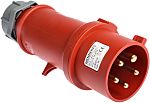 MENNEKES, StarTOP IP44 Red Cable Mount 3P + N + E Industrial Power Plug, Rated At 32A, 400 V