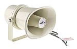 RS PRO 10W Beige Horn Speaker, 315 Hz → 12.5 kHz, IP66