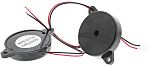 RS PRO 90dB Panel Mount Continuous External Piezo Buzzer, 34 x 24 x 5mm, 30V ac Max