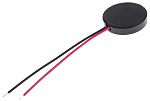RS PRO 80dB Panel Mount Continuous External Piezo Buzzer, 13 (Dia.) x 2.5mm, 30V ac Max