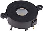 RS PRO 100dB Screw Mount Continuous, Intermittent External Piezo Buzzer, 44.8 x 23mm, 100V ac Max