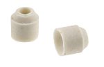 White Ceramic Bead 1.5mm Bore Size +1200°C