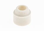 White ceramic fishspine beads 4.5mm bore