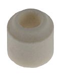 White Ceramic Bead 2.5mm Bore Size +1200°C