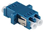 Adaptador de fibra óptica RS PRO de LC a LC de color Azul, Modo Único, Dúplex, pérdidas por inserción 0.1dB