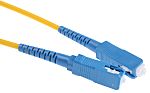 RS PRO SC to SC Simplex Single Mode OS2 Fibre Optic Cable, 9/125μm, Yellow, 2m