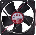 RS PRO Axial Fan, 24 V dc, DC Operation, 203.9m³/h, 6W, 280mA Max, 120 x 120 x 32mm