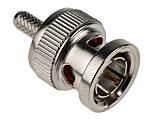 RS PRO, Plug Cable Mount BNC Connector, 75Ω, Crimp Termination, Straight Body