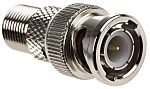 RS PRO Straight RF Adapter BNC Plug to Type F Socket 1GHz