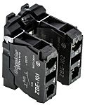 Schneider Electric Harmony XB5 Series Contact Block, 600V, 1NO + 1NC