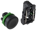Schneider Electric Harmony XB5 Series Push Button, Slow Brake, Panel Mount, 22mm Cutout, SPST, 600V, IP66, IP67,
