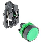 Schneider Electric Harmony XB5 Series Push Button, Panel Mount, 22mm Cutout, SPST, IP66, IP67, IP69(IP69K)