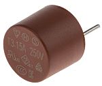 RS PRO PC Board Non Resettable Fuse, Radial 3.15A, 250V ac