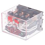 RS PRO Plug In Power Relay, 240V ac Coil, 12A Switching Current, 4PDT