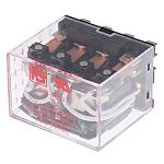 RS PRO Plug In Power Relay, 24V ac Coil, 12A Switching Current, 4PDT