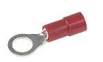 RS PRO Insulated Ring Terminal, M5 Stud Size, 0.5mm² to 1.5mm² Wire Size, Red