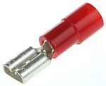 RS PRO Red Insulated Female Spade Connector, Receptacle, 4.75 x 0.8mm Tab Size, 0.5mm² to 1.5mm²