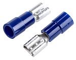 RS PRO Blue Insulated Female Spade Connector, Receptacle, 4.75 x 0.8mm Tab Size, 1.5mm² to 2.5mm²