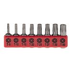 RS PRO Bits Uç (Torx Tipi), 8 Parçalı Set, T8 to T40