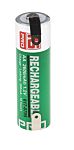 RS PRO AA NiMH Rechargeable AA Battery, 2.6Ah, 1.2V - Pack of