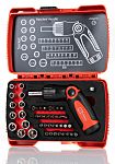 RS PRO 46-Piece Imperial, Metric 1/4 in Standard Socket/Bit Set with Ratchet
