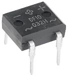 Vishay Bridge Rectifier, 1A, 1000V, 4-Pin