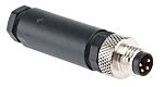 Phoenix Contact Circular Connector, 4 Contacts, Cable Mount, M8 Connector, Plug, Male, IP67, SACC Series