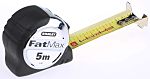 Stanley FatMax 5m Tape Measure, Metric, With RS Calibration