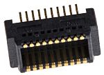 Molex SlimStack Series Straight Surface Mount PCB Header, 20 Contact(s), 0.5mm Pitch, 2 Row(s), Shrouded