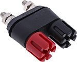 RS PRO 4mm Black, Red Terminal Post, 30A, 2BA Thread