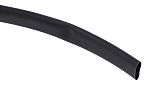RS PRO Heat Shrink Tubing, Black 4.8mm Sleeve Dia. x 9m Length 2:1 Ratio