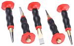 RS PRO 5-Piece Punch Set, Anti-Vibration Punch, 10.0 mm Shank