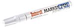 Ambersil White 3mm Medium Tip Paint Marker Pen for use with Various Materials