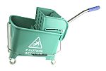20L Plastic Green Mop Bucket With Handle