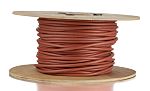 Lapp ÖLFLEX, 50m 3 Core, Brown/Red Silicone Power Cable +180°C