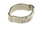 RS PRO Stainless Steel O Clip, 7.5mm Band Width, 17 → 20mm ID