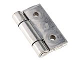 RS PRO Stainless Steel Butt Hinge, Screw Fixing, 40mm x 40mm x 2mm