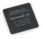 Altera EP4CE6E22C8N, FPGA Cyclone IV E 6272 Hücreli, 270Kbit, 392 Blok, 1,15 → 1,25 V 144-Pinli EQFP