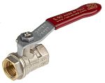 RS PRO Brass Full Bore, 2 Way, Ball Valve, Threaded, BSPP 3/8in, 30 → 40bar Operating Pressure