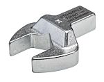 STAHLWILLE 731/40 Series Open Ended Insert Spanner Head, 24 mm, 14 x 18mm Insert, Chrome Finish