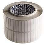 Brady B-423 Polyester White Label Roll, 38.10mm Width, 3.18mm Height, 10000 Qty