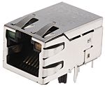 Bel-Stewart MagJack Series Female RJ45 Connector, STP Shield Straight
