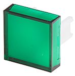 RS PRO Green Square Push Button Lens for Use with SD16 Series