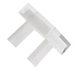 RS PRO White Square Push Button Lens for Use with SD16 Series